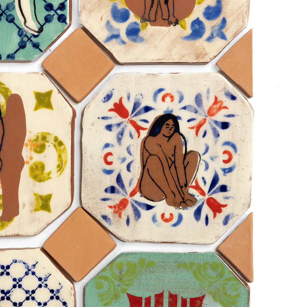 Florencia Rothschild : Mural pequeño serie Corpografía Coatepec
