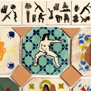 Florencia Rothschild : Mural pequeño serie Corpografía Coatepec