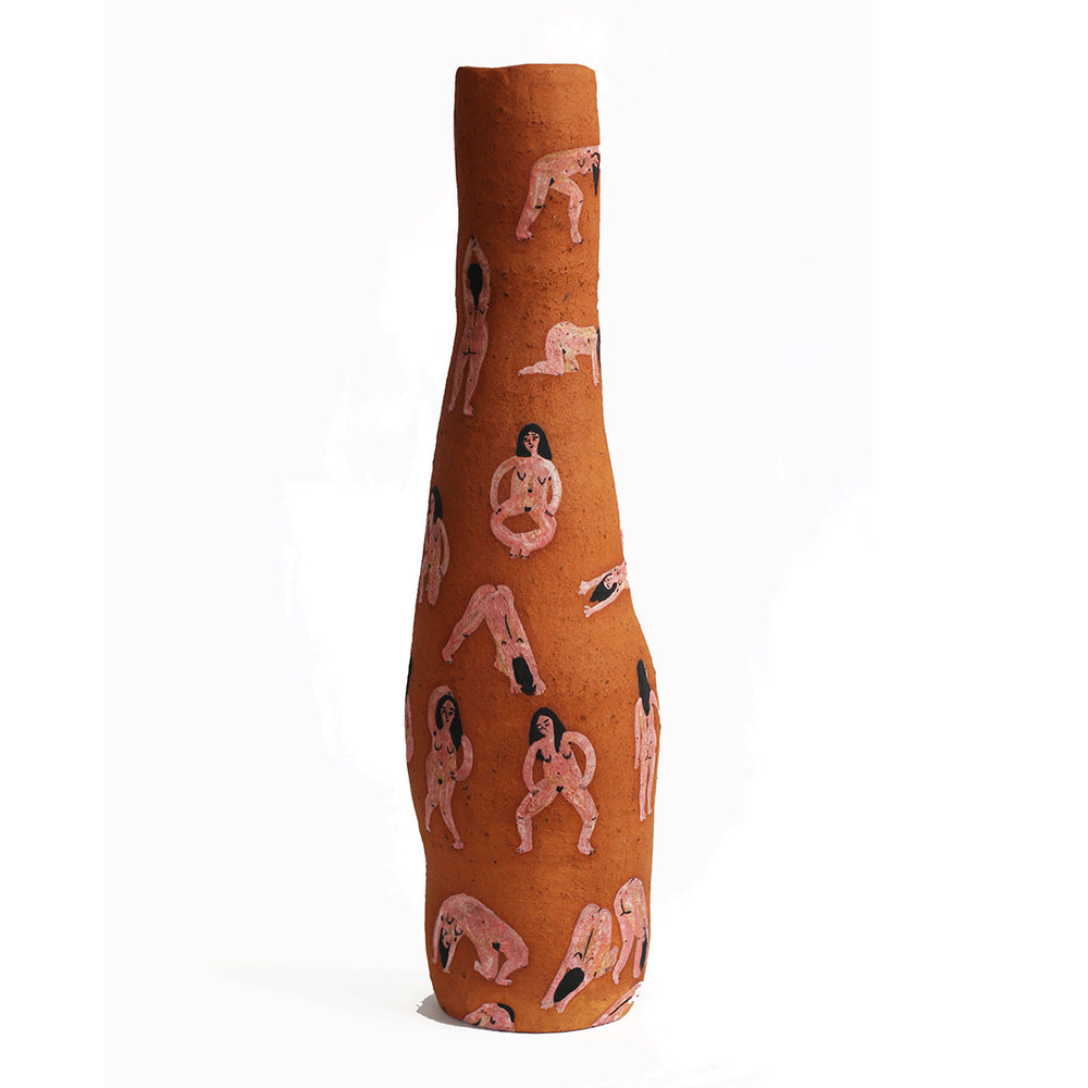Florencia Rothschild : Vasija con figuras rosas