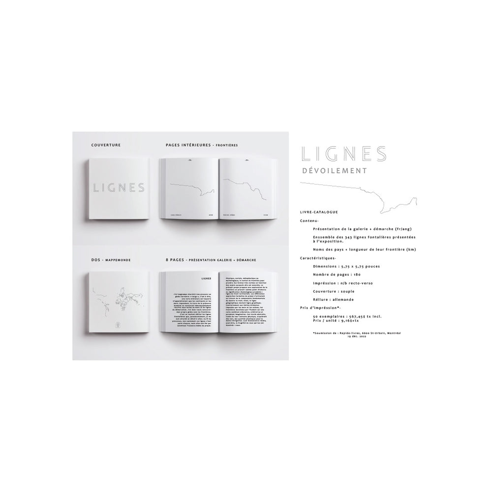 Boris Pintado : Catalogue Lignes